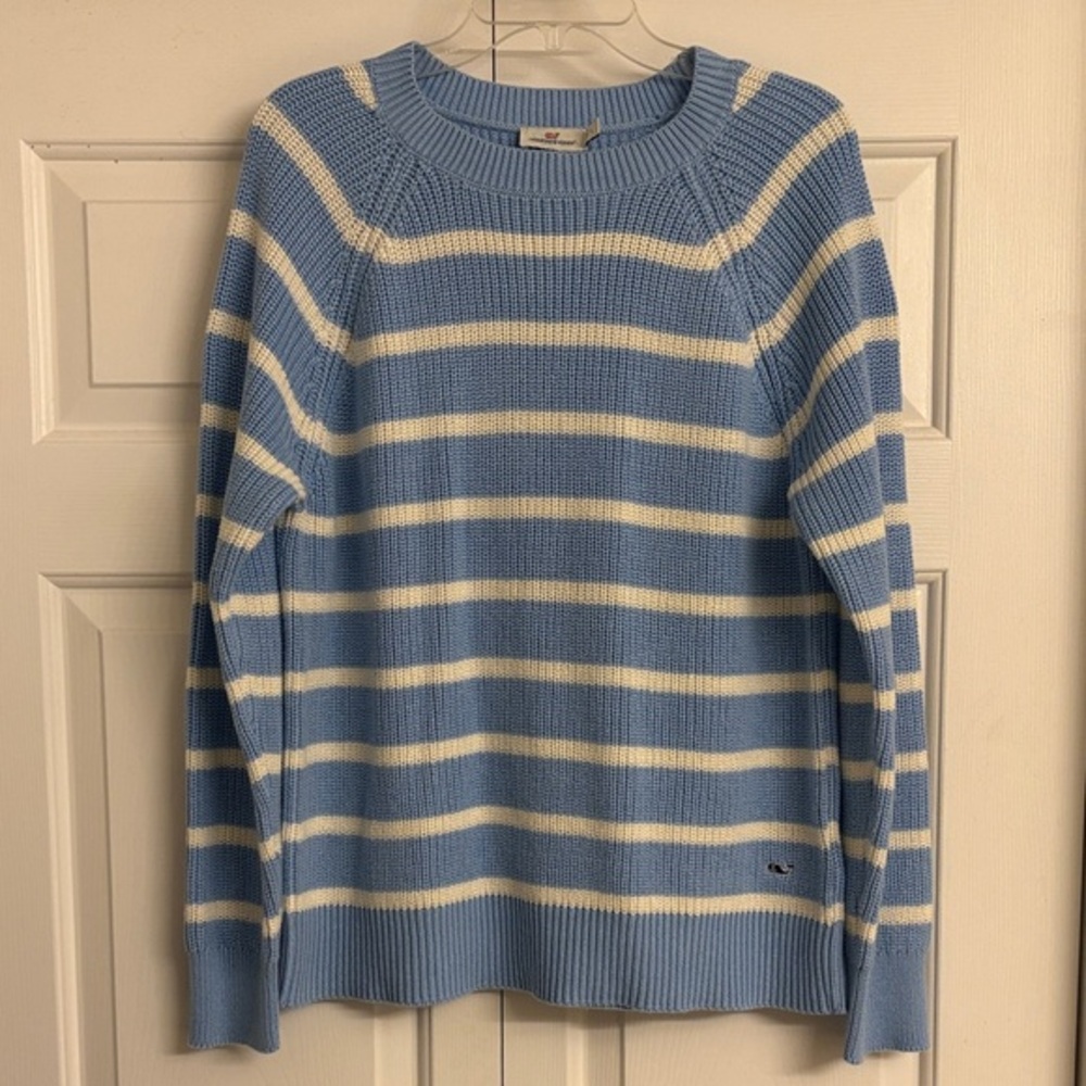 NWOT Vineyard Vines Light Blue Knit Sweater